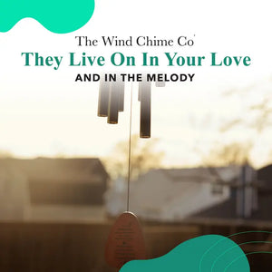 32" Memorial Wind Chimes - Sympathy Gift For the Loss of a Loved One