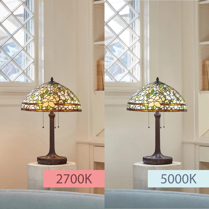 Daffodil Tiffany-Style Stained Glass Table Lamp