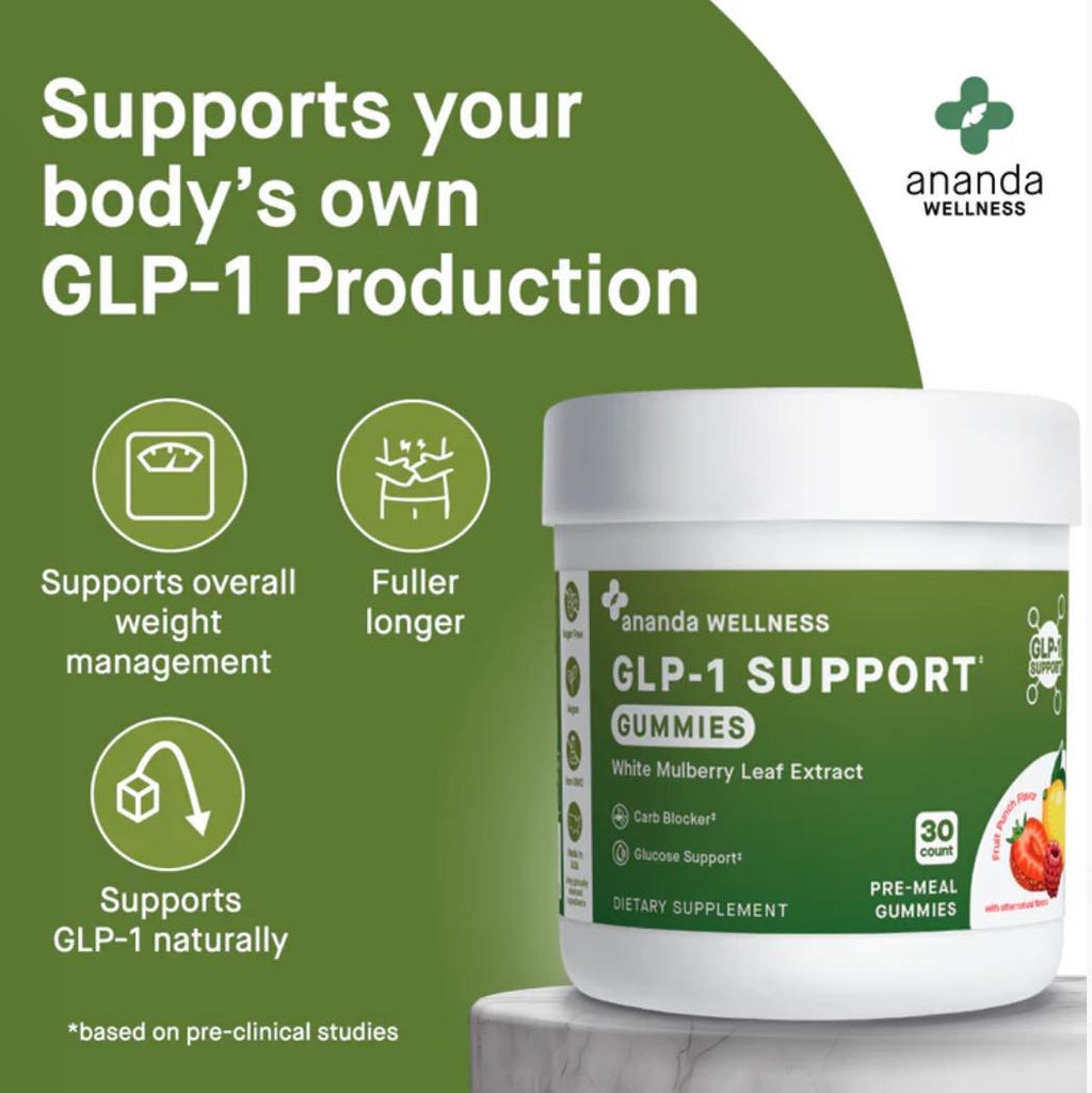 GLP-1 Support Gummy with White Mulberry Leaf Extract, Carb Blocking Support