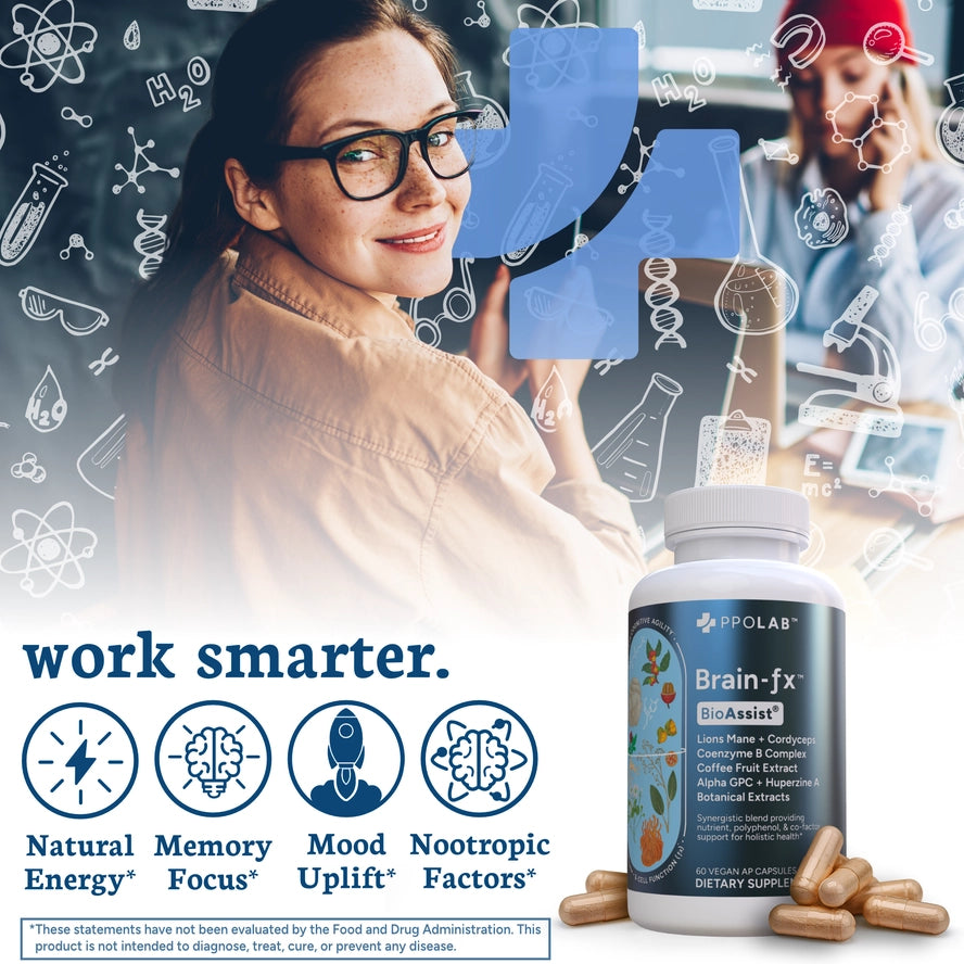 New! Brain-Fx 60 Caps. Vegan & Clean Wellness Supplements