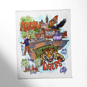 Alabama, Ohio, Georgia, Mississippi, Tennessee Throw Blankets
