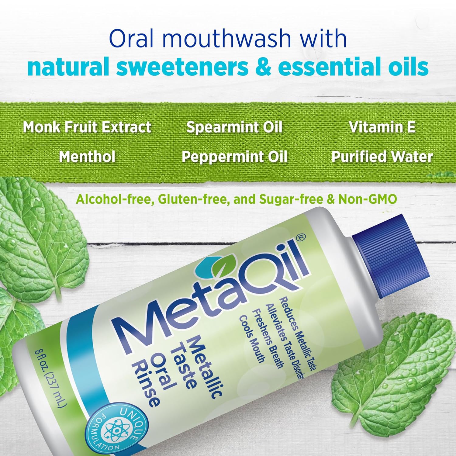 Oral Rinse, Proven to Relieve Metallic, Bitter and Other Taste Disorders