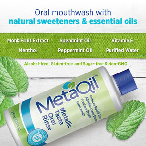 Oral Rinse, Proven to Relieve Metallic, Bitter and Other Taste Disorders