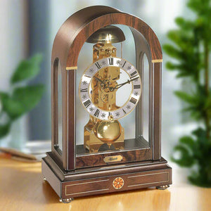 STRATFORD Mechanical Skeleton Table / Mantel Clock