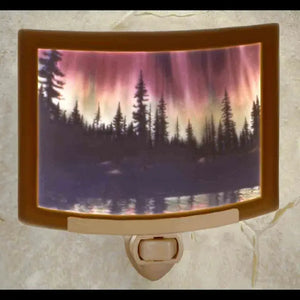 Northern Lights Curved Colored Night Light