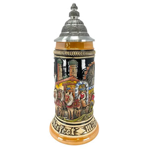 Oktoberfest Munich Pretzel Handle Le German Beer Stein .5L Size