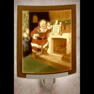 Santa's Surprise Colored Night Light