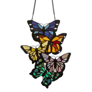 Butterfly Cluster Stained Glass Window