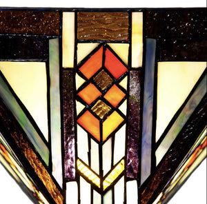 Tiffany Style Stained Glass Floor Lamp 70 Inch
