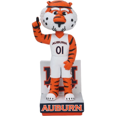 Aubie the Tiger Auburn Tigers Mascot Basketball Jersey Bobbleheads