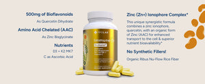 Immune-fx™ Advanced Daily Chelated Zinc Ionophore Immune Support Supplement