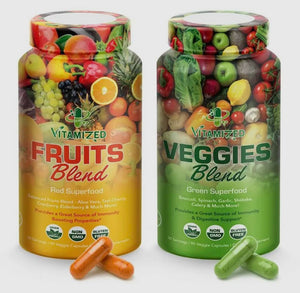 Superfood Fruit and Vegetables Capsules 2 Pack Supplements