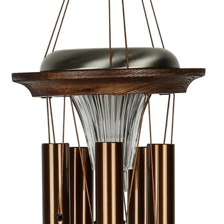 Moonlight Solar Chime - Bronze Color