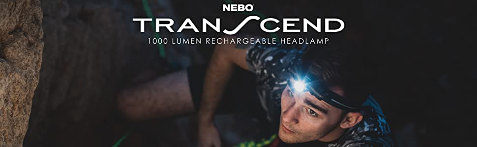 1000-Lumen Headlamp Flashlight: 5 Mode Rechargeable LED Head Lamp